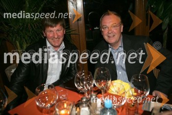 Franci Bogovič, župan Krškega in Ole Olsen, direktor Speedway Grand Prix serije