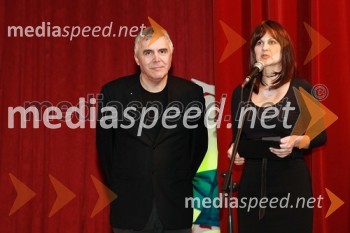 Zoran Predin, pevec in Norma Bale, direktorica Kultprotura alias Jasna Kuljaj